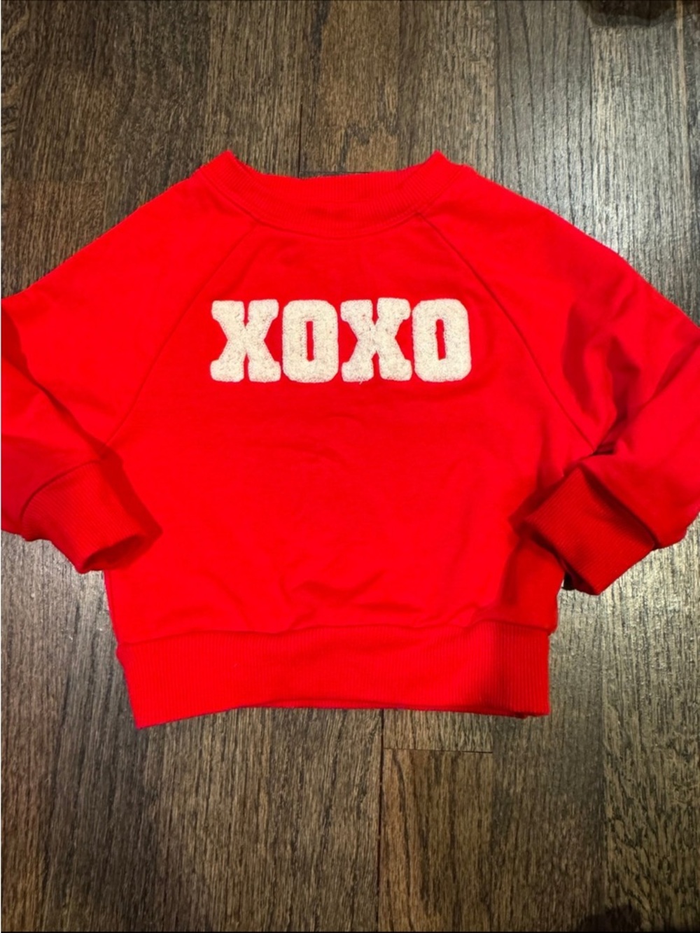Little Sleepies Play XOXO sweatshirt size 6-12 months
